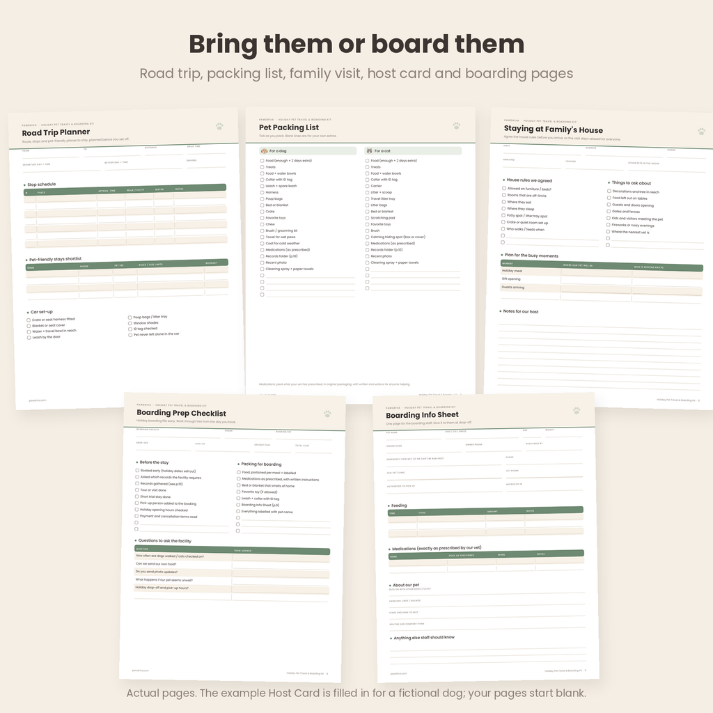 Bring them and board them pages