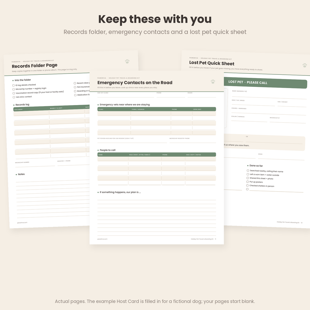 Keep with you pages