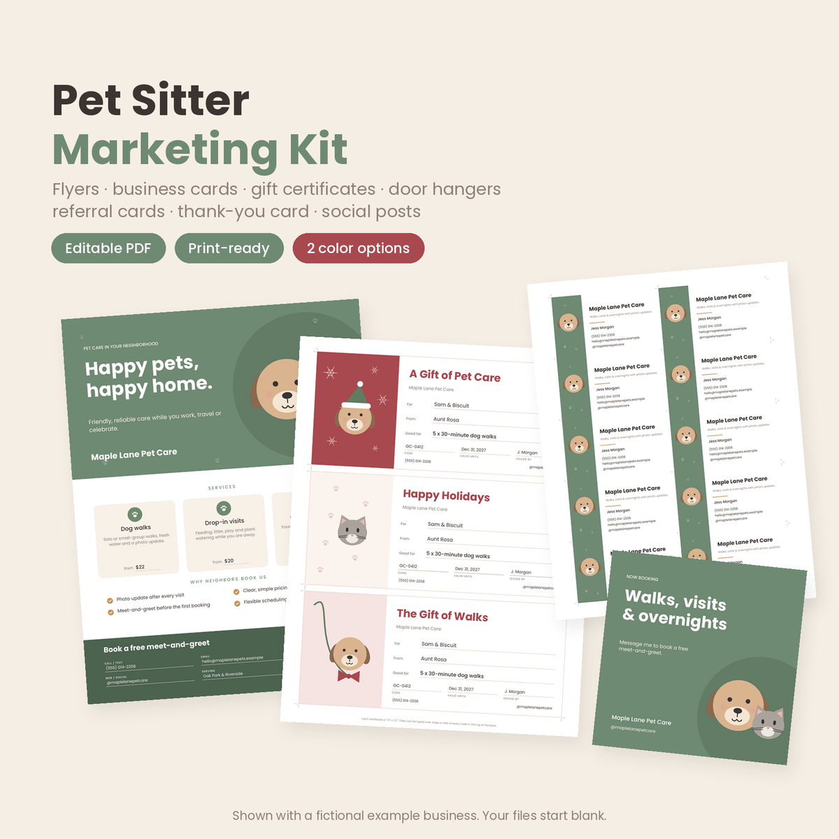 Pet Sitter Marketing Kit cover